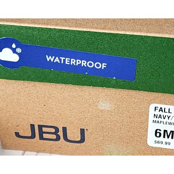JBU Fall 2022 Navy/Tan Maplewood Waterproof Women’s Boots Size 6M – Stylish - Picture 12 of 16